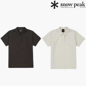 [백화점]스노우피크 [택가 89,000원] 클랜드 우먼스 폴로 티셔츠 (S23MWDPS11)