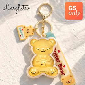 라게토 [GS단독/봄특가] 24K 순금 곰돌이 키링 열쇠고리