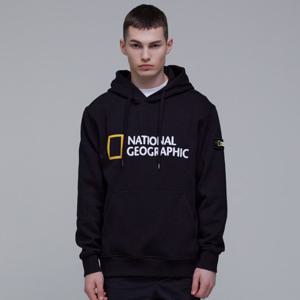 내셔널지오그래픽 N233UHD910 루코스 빅 로고 약기모 후디 BLACK