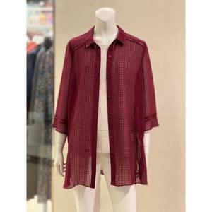 벨리시앙 세이브존01 펀칭 시어서커 디테일 체크 재킷(2color) JK3220