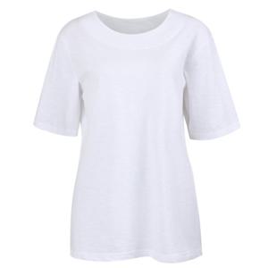 [샵앤]여성 심플 슬림 무지 반팔 티셔츠 DAI-WSH-0240-화이트