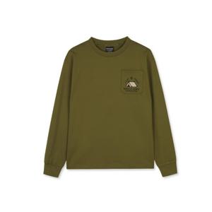 [디스커버리키즈]키즈 포켓 그래픽 긴팔티셔츠DKRL12054