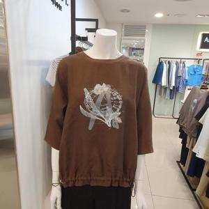 아니베에프 세이브존01 라운드오버핏 블라우스 A37WBL530