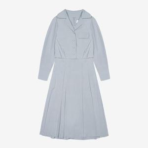 베스띠벨리 세이브존04 자켓 SET 슬리브리스 원피스 BKOAC25060