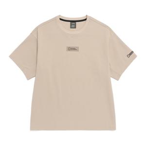 N262MTS570 [NRN] 네이쳐 냉감 로고 세미오버핏 반팔 티셔츠 L/BEIGE