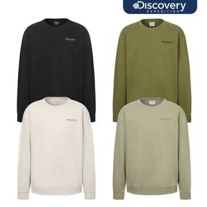 [백화점]디스커버리 25SS 봄신상 남여공용 빈티지 워싱 스몰로고 맨투맨 DXMT3A051