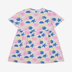 [휠라키즈] 물놀이 패턴 원피스 (FK2OPF2W02F_PYE)