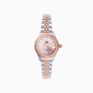 [로즈몽(시계)]여성메탈시계 콤비메탈시계 RS76-04MT