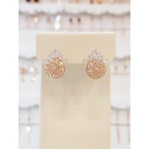 볼라레 세이브존01 퇴사선물 골든볼 큐빅 귀걸이 spe872