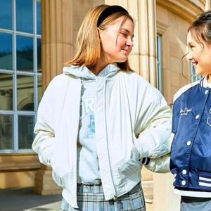 USALL HC29 여아 크롭 패딩 봄버 ULJP24151