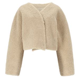 [에이비에프지]루즈핏 퍼 무스탕 재킷 APY4QF31K