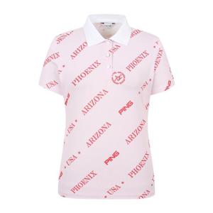 [핑골프]양말증정여성 아리조나 카라 반팔 티셔츠 (121E2TO354)