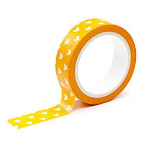 디지인 마스킹테이프 옐로하트 15x10m DM19 1510 테이프 모양테이프 디자인테이프 마스킹테이프
