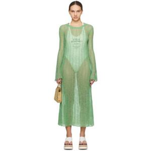 Stella McCartney 원피스 그린 에어리 맥시 드레스 241471F055005
