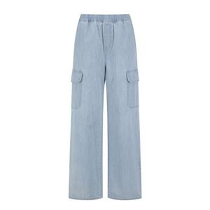 [폴햄]여성 쿨링 밴딩 카고 와이드 데님 팬츠 PHF2DP2060