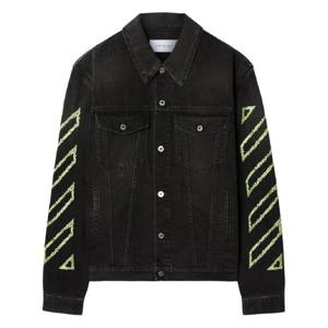 26 SS 오프화이트 애로우 아웃라인 데님 재킷 OMYE09BS25DEN0041350 TP434461009