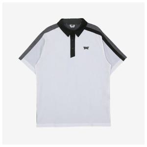 [PXG]PXG골프반팔티 TQK PIMPM2233-01 남성 여름 카라 블록 타공