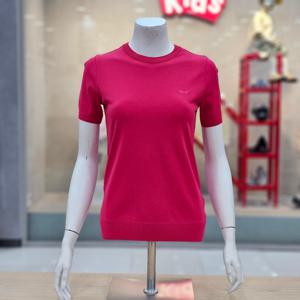 [루이까스텔]솔리드 기본 컬러 여성 라운드 스웨터 7LESW401_DJ