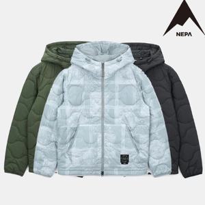 [네파] 공용 써모 퍼프 후디 깔깔이 퀼팅 패딩 자켓 7KE0963
