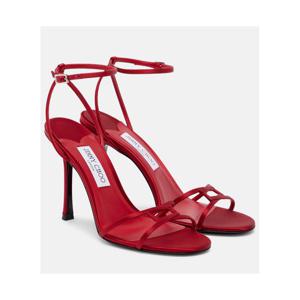 지미추 Leo 100 새틴 샌들 P01125256