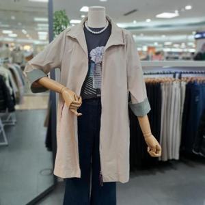 아날도바시니 DP01 하이넥 롱 자켓 AY04JP45W