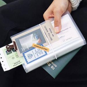 인디고 스토리지 티켓북 (56포켓. 스티커 4장) (화이트)