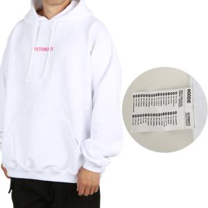 22SS 베트멍 로고 라벨 후드 UE52TR380W 1601 WP