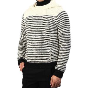 아도니스 생로랑 스트라이프 후드 스웨터 584942 9744