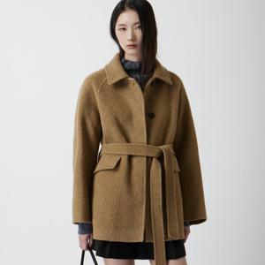 [쥬크]알파카 블렌드 하프 코트 Z254MSG533