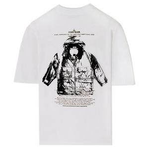 26SS 스톤 ARCHIVIO 반팔티 화이트 L1S152100023 S0091 V0001