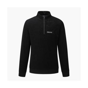 데상트 GOLF 남성 테크울 하프집업 방풍 티셔츠 (DP41MFTLO5) DP41MFTLO5_BLKG 279461