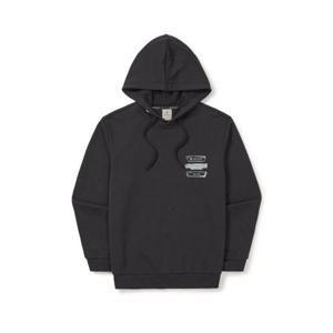 스노우피크 SNOWPEAK APPAREL 플로킹 로고 그래픽 후드 티셔츠 (S25FMFHD62) Dark Charcoal S25FMFHD62DC 337589