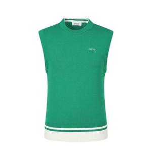 [핑골프](사은품증정) 여성 배색 니트 베스트 (121E1SV051_GN)