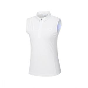 [와이드앵글] 여성 TO 메쉬 믹스 쿼터집업 슬리브리스 WWM24239W2