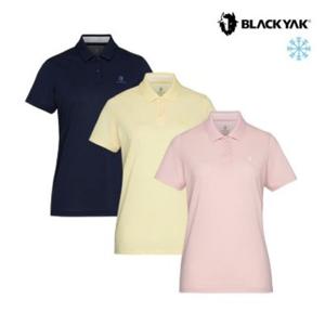 여성 여름 냉감 기능성 반팔티 아이스넥 카라 반팔티 1BYKTMV503 GD