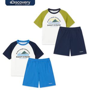 디스커버리키즈 키즈 그래픽 반팔티+팬츠 2SET DKAZ16063