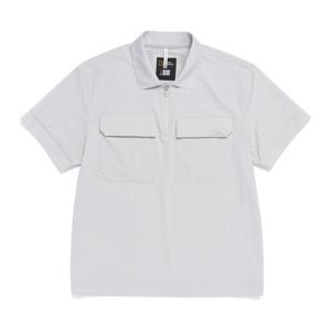 N262MSH320 에어서커 하프집업 반팔 카라 셔츠 URBAN ICE