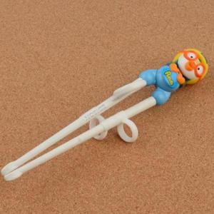 이유식 뽀로로 에디슨 유아 교정용 젓가락 1단계 왼손용