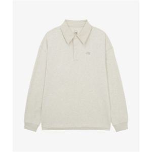 노스페이스 NT7QR68C 남성 오르사 긴팔 폴로 티셔츠 OATMEAL 256935