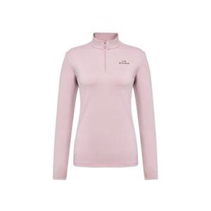 아이더 BASIC (베이직) 여성 긴팔 짚업 티셔츠_POWDER PINK DWU252083P 282645