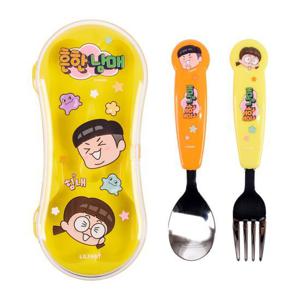 [릴팡]릴팡 흔한남매 편한어린이 스푼포크케이스세트