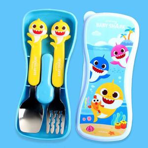 [오키즈]핑크퐁 스푼포크케이스세트