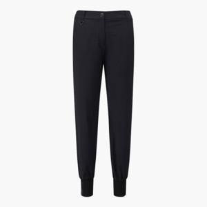 M 데상트골프바지 GQC DQ22WFPT43-BLKG 여성 로고 자수 포인트 조거팬츠 / BLACK