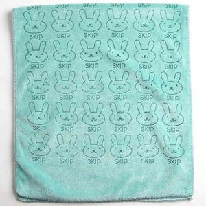 파스텔 극세사 수건 캐릭터 세안 타월