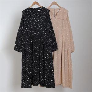 [강물처럼]빅사이즈사랑해요 G616L203 세라카라도트롱원피스 TG