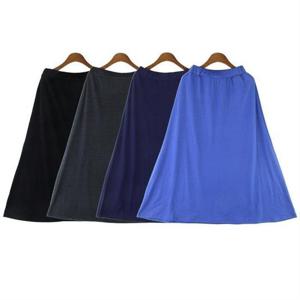 [강물처럼]빅사이즈사랑해요 7155L203 데일리 밴딩 롱 스커트 DK