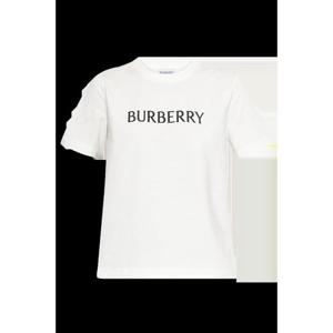 버버리 반팔 티셔츠 8126358 B7078 CHALK