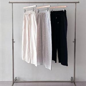 [강물처럼]빅사이즈사랑해요 G540L203 통밴딩와이드면팬츠 SS (8