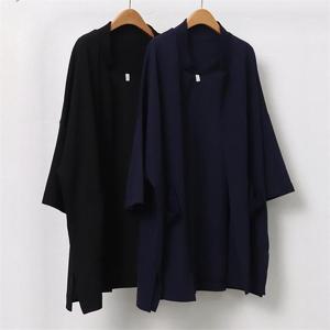 [강물처럼]빅사이즈사랑해요 9316L202 쫀쫀 박시 롱 가디건 MN (