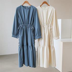 [강물처럼]빅사이즈사랑해요 I109L202 와샤셔링캉캉롱원피스 LY